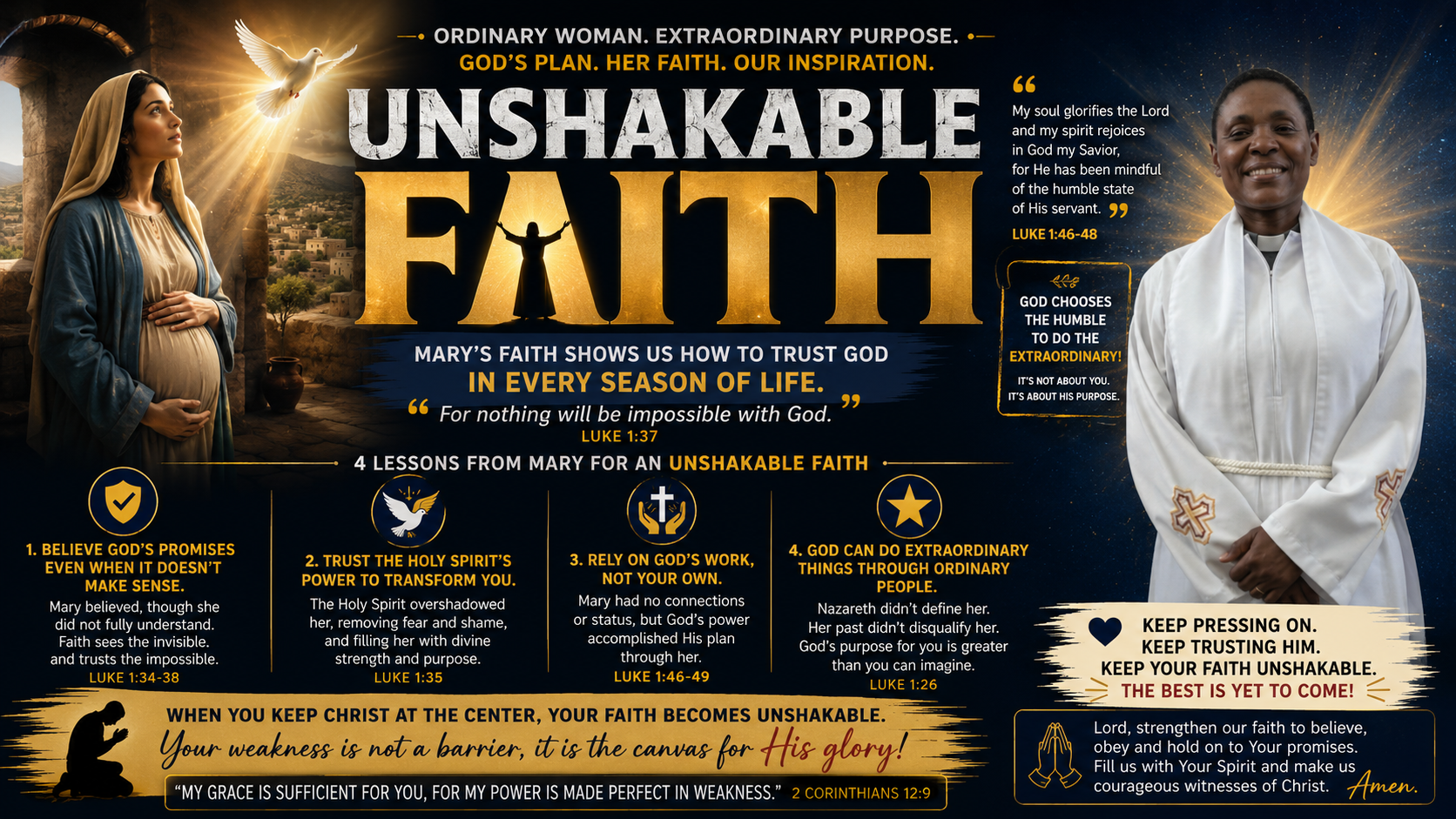 SERVICE SERMON: UNSHAKABLE FAITH